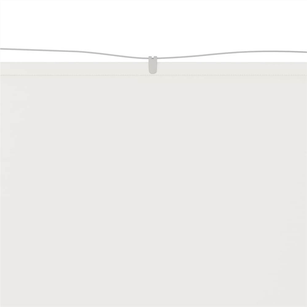 Vertical Awning White 100x360 cm Oxford Fabric