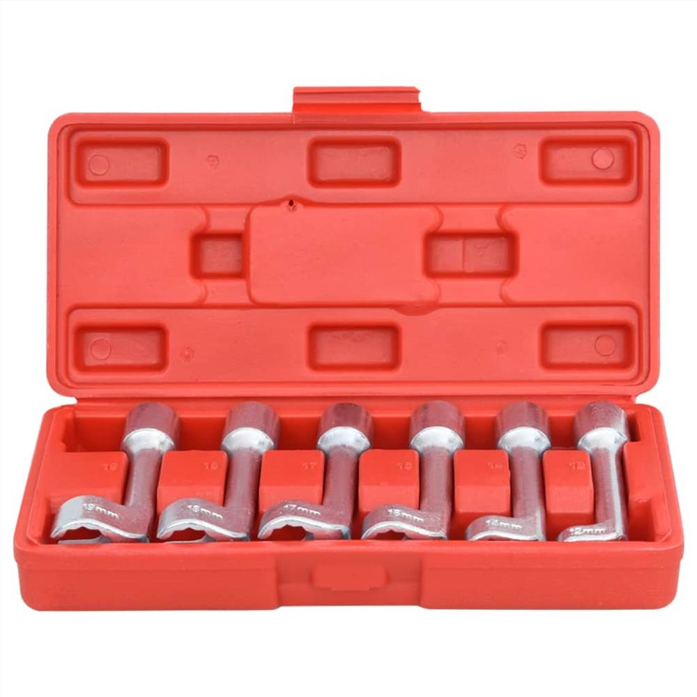 6 Piece Ltype Openended Ring Wrench Socket Set