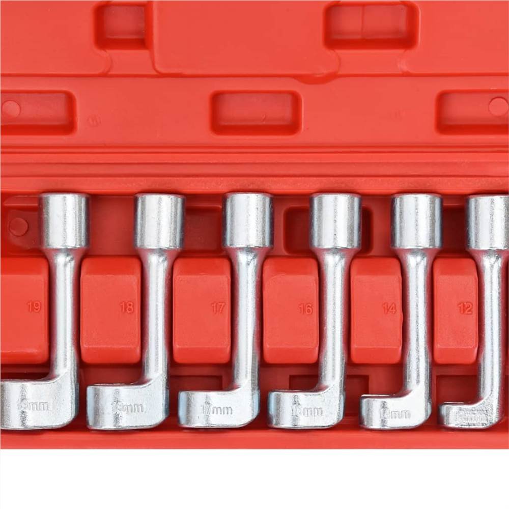 6 Piece Ltype Openended Ring Wrench Socket Set