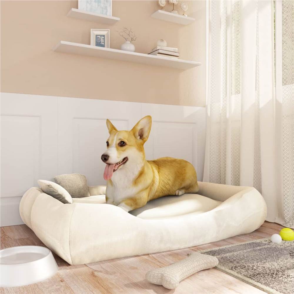

Dog Cushion with Pillows Beige 89x75x19 cm Oxford Fabric