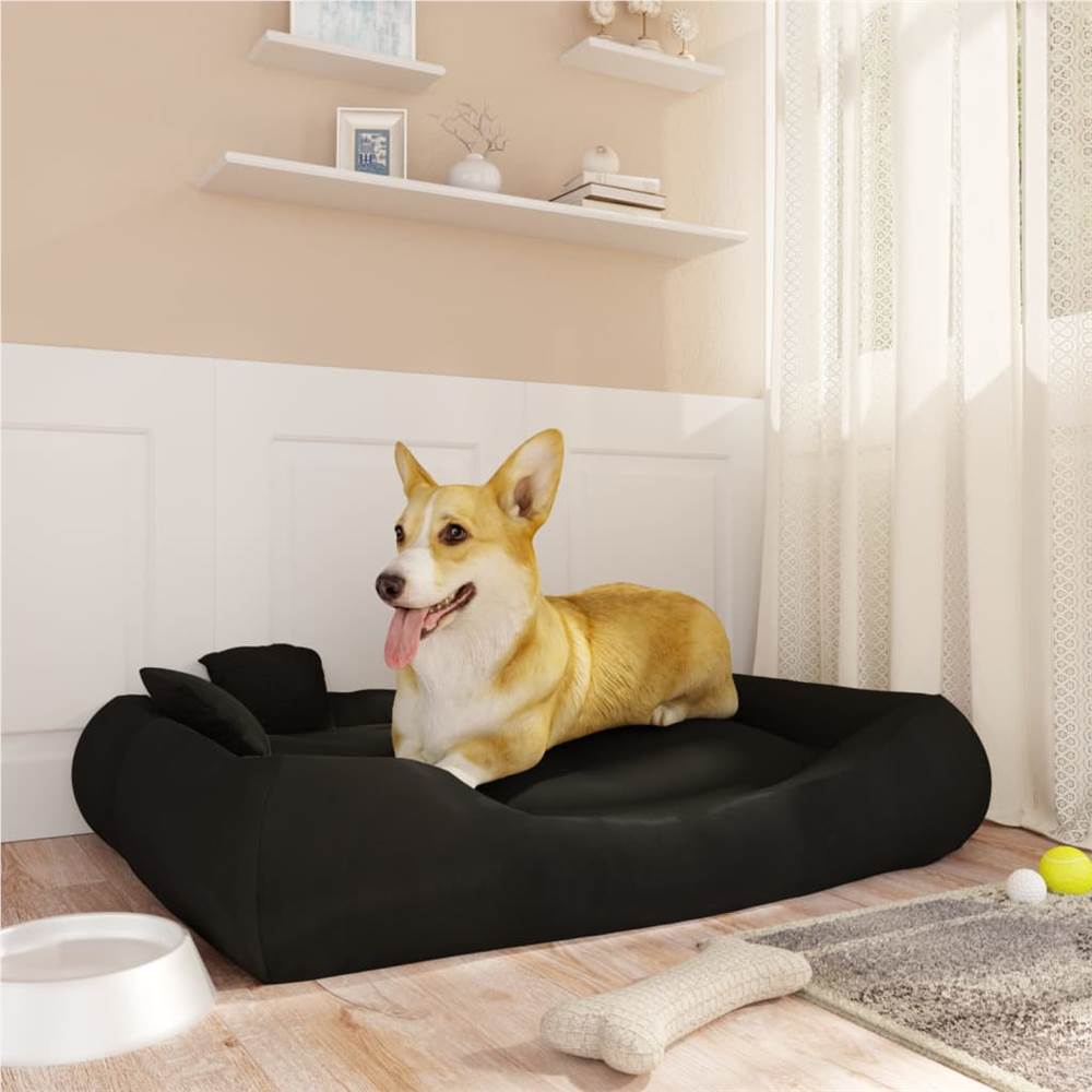 

Dog Cushion with Pillows Black 89x75x19 cm Oxford Fabric
