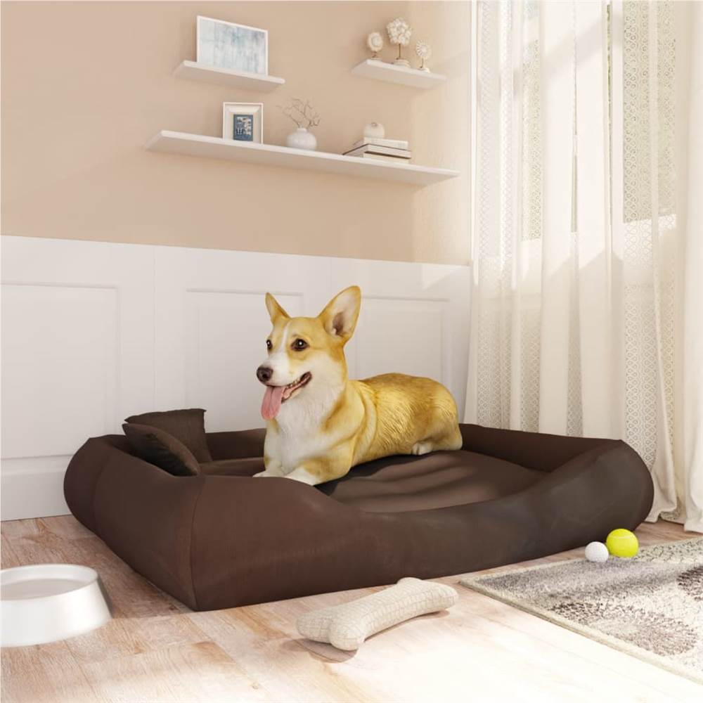 

Dog Cushion with Pillows Brown 115x100x20 cm Oxford Fabric