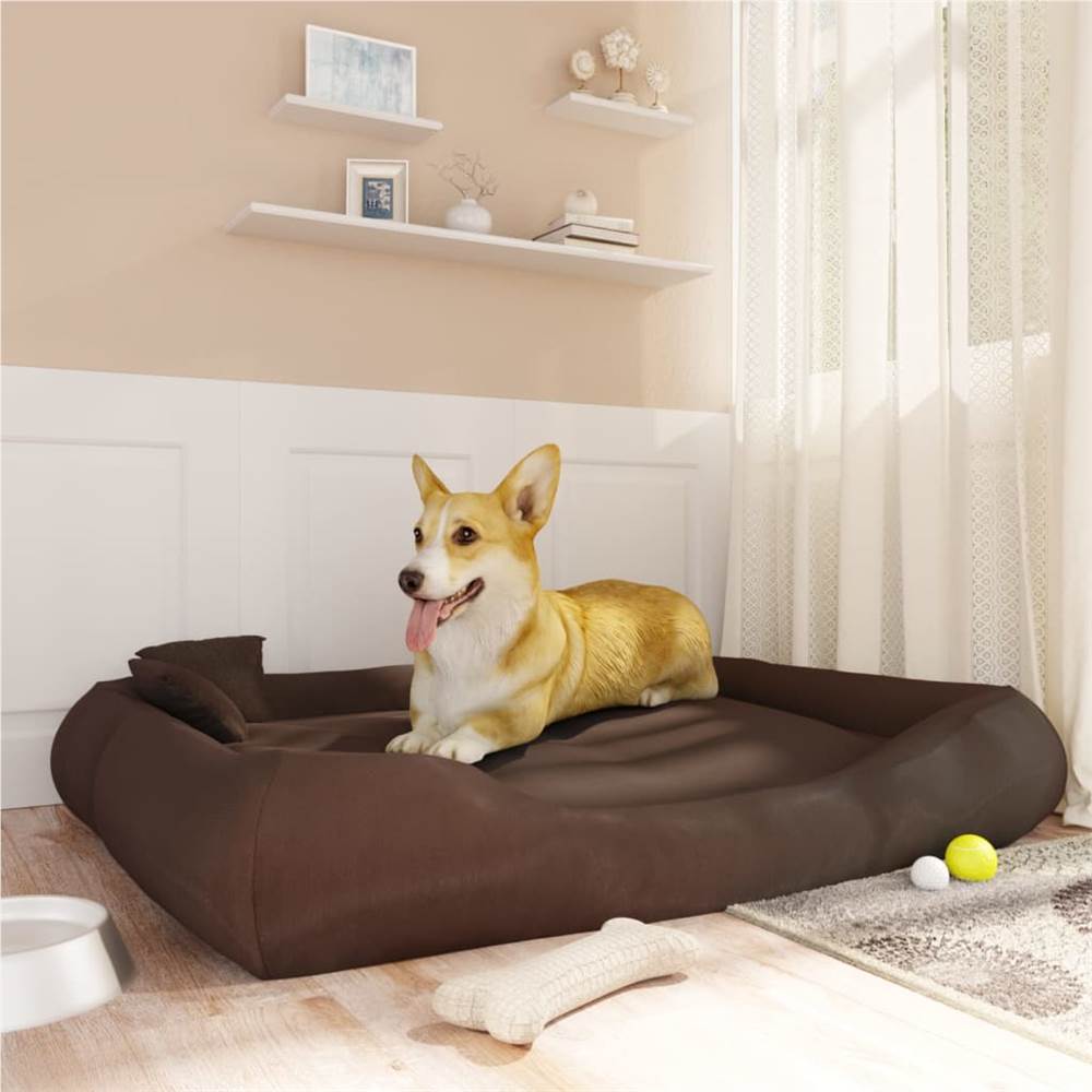 

Dog Cushion with Pillows Brown 135x110x23 cm Oxford Fabric