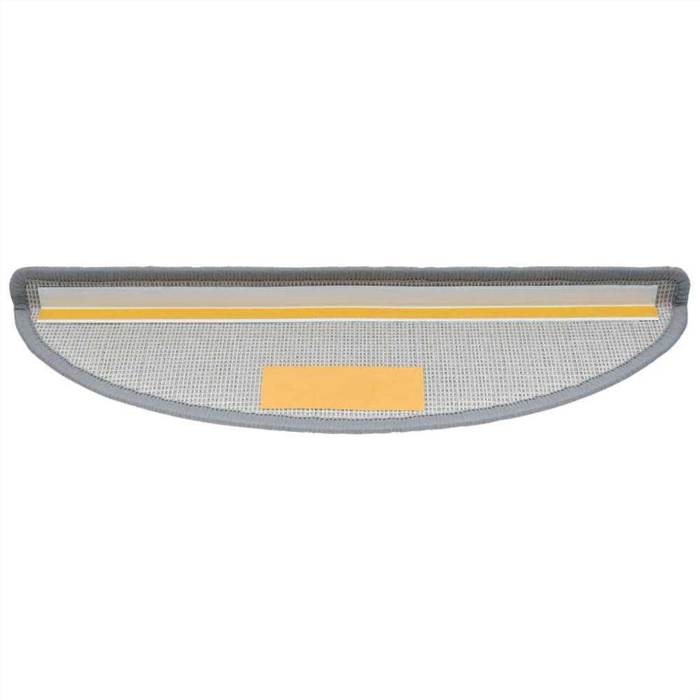 Stair Mats 10 pcs 56x20 cm Light Grey