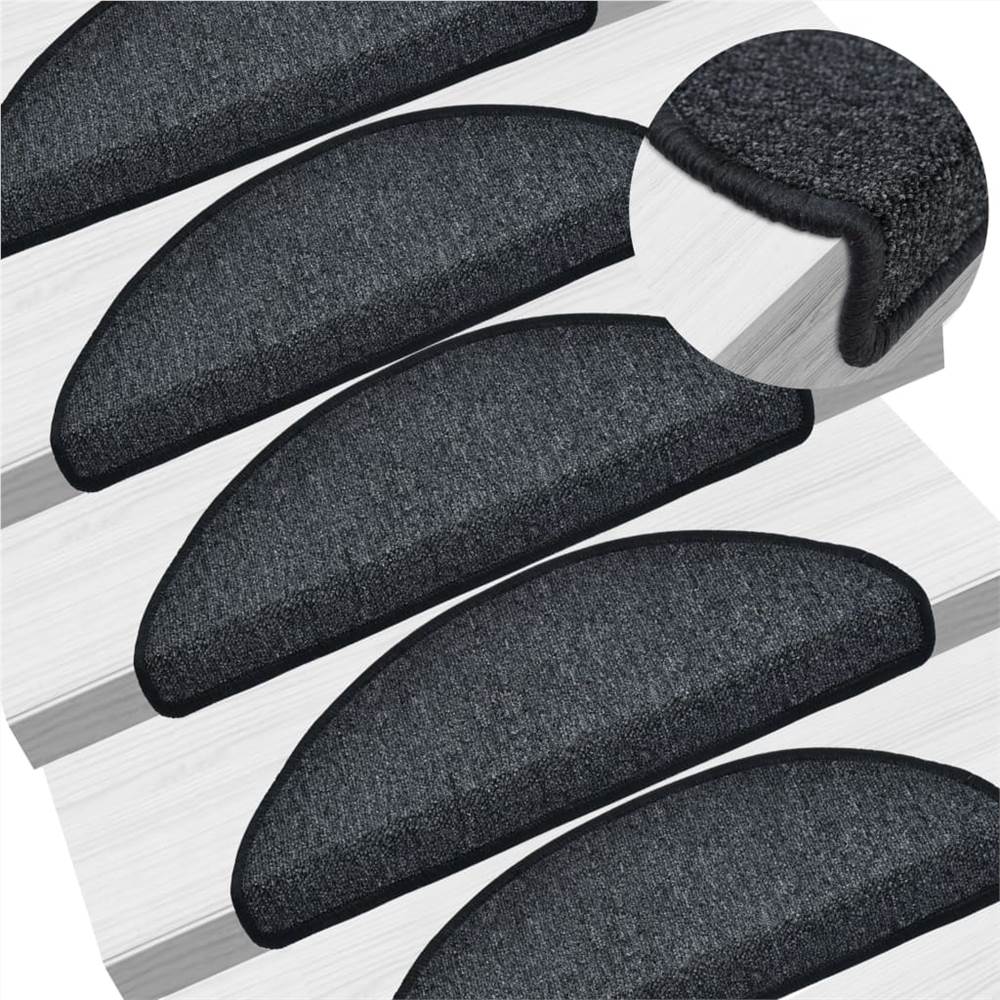 

Stair Mats 5 pcs 65x28 cm Anthracite