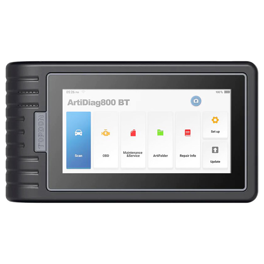 TOPDON ArtiDiag800 BT Automotive Diagnostics Tool, AutoVIN Tech 4-Core 1.3GHz Processor, 28+ Reset Service Bluetooth VCI