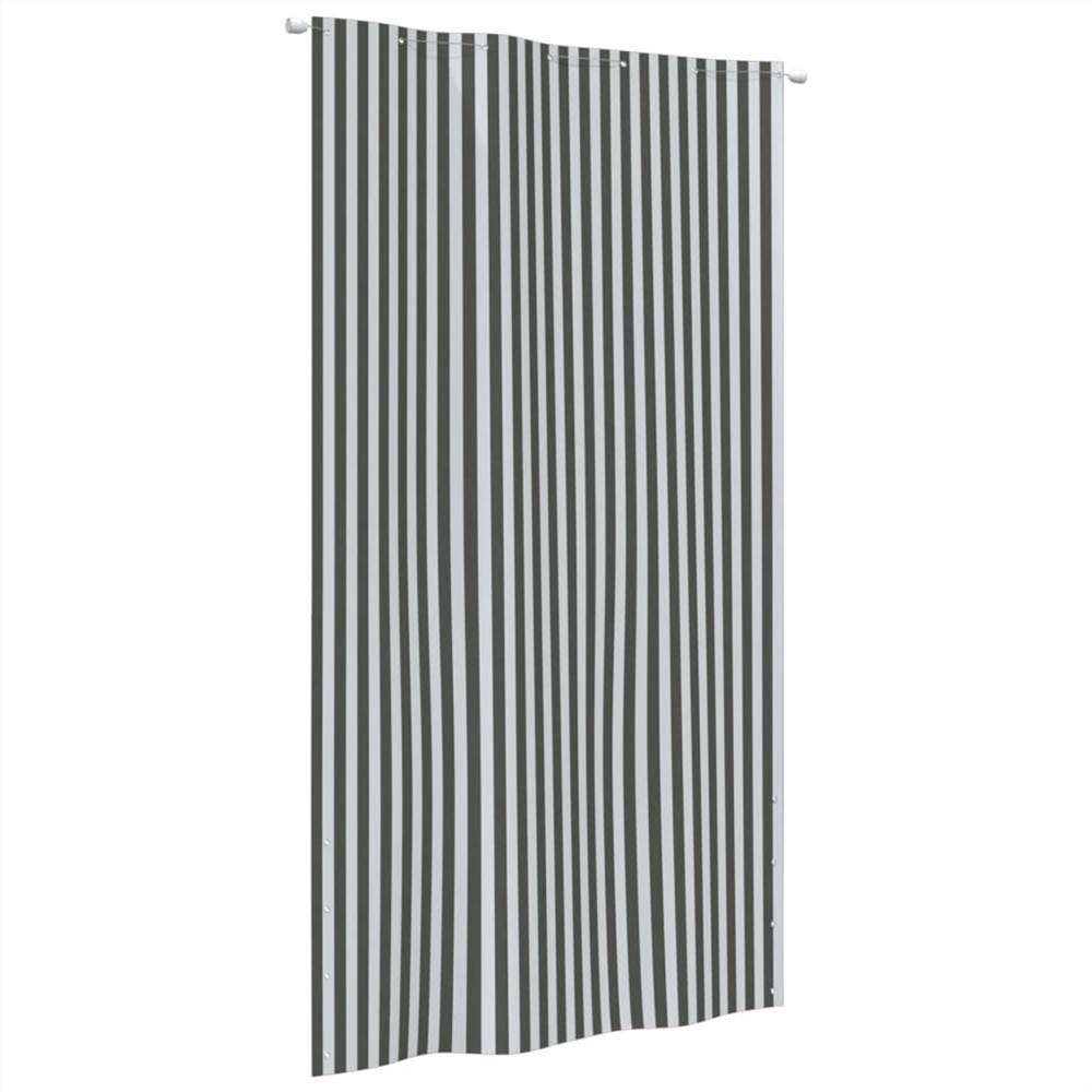 

Balcony Screen Anthracite and White 140x240 cm Oxford Fabric