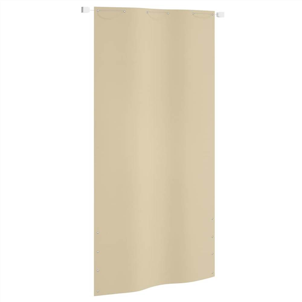 

Balcony Screen Beige 120x240 cm Oxford Fabric