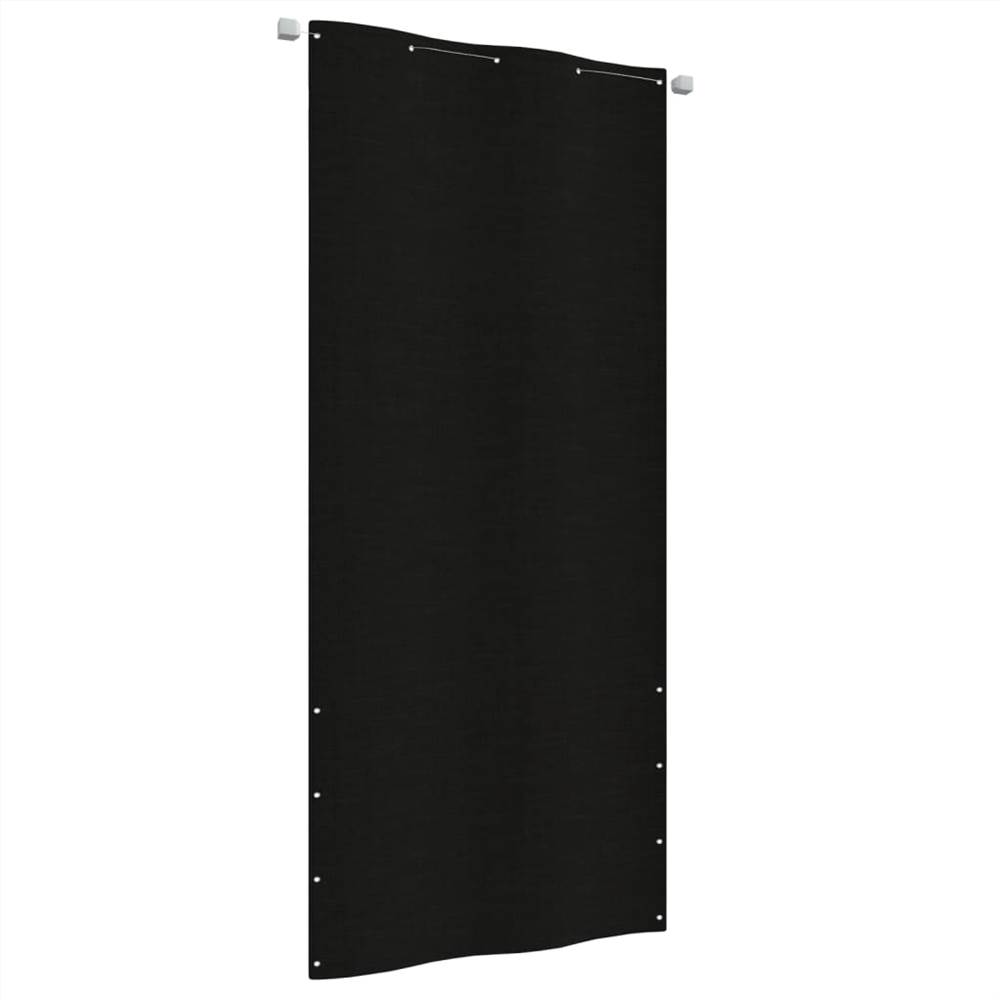 

Balcony Screen Black 100x240 cm Oxford Fabric