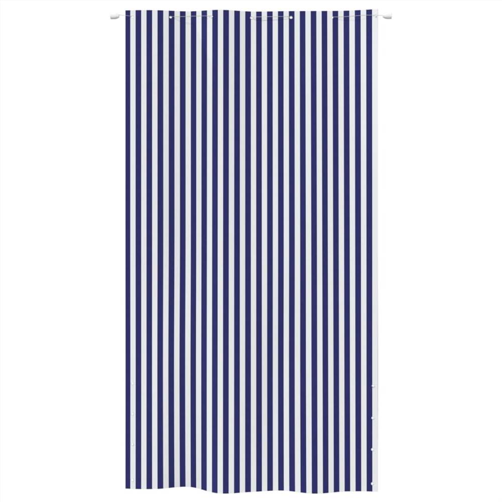 Balcony Screen Blue and White 140x240 cm Oxford Fabric