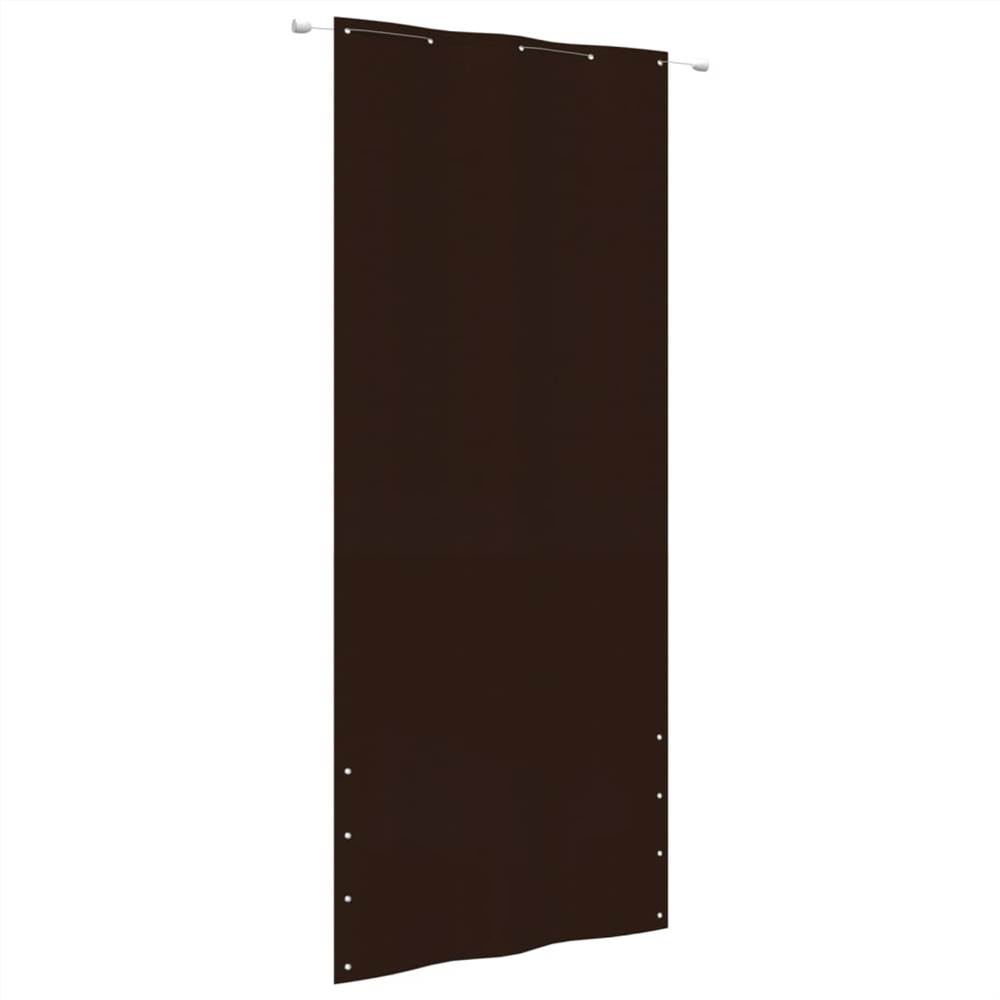 

Balcony Screen Brown 100x240 cm Oxford Fabric