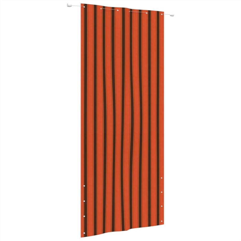 

Balcony Screen Orange and Brown 120x240 cm Oxford Fabric