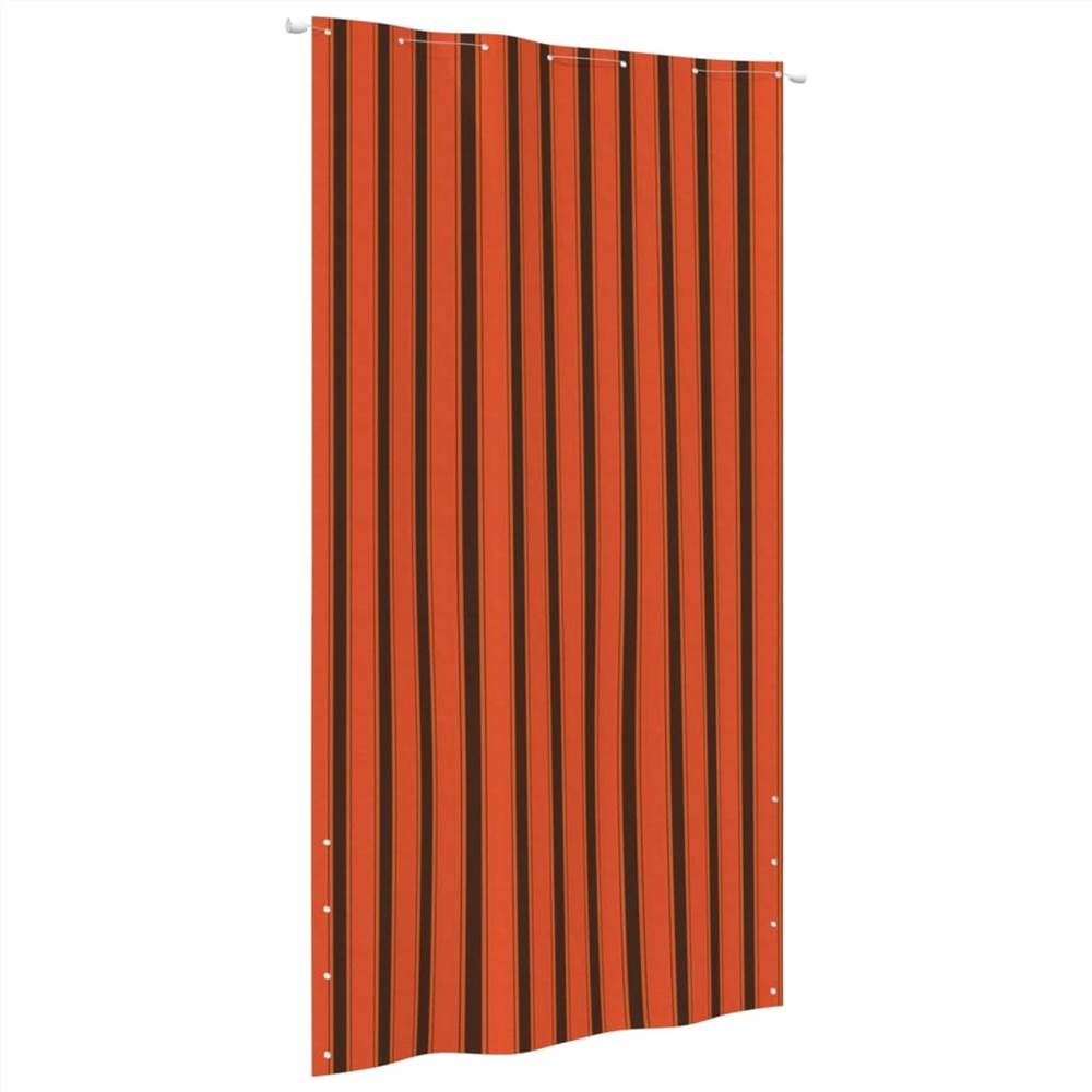 

Balcony Screen Orange and Brown 140x240 cm Oxford Fabric