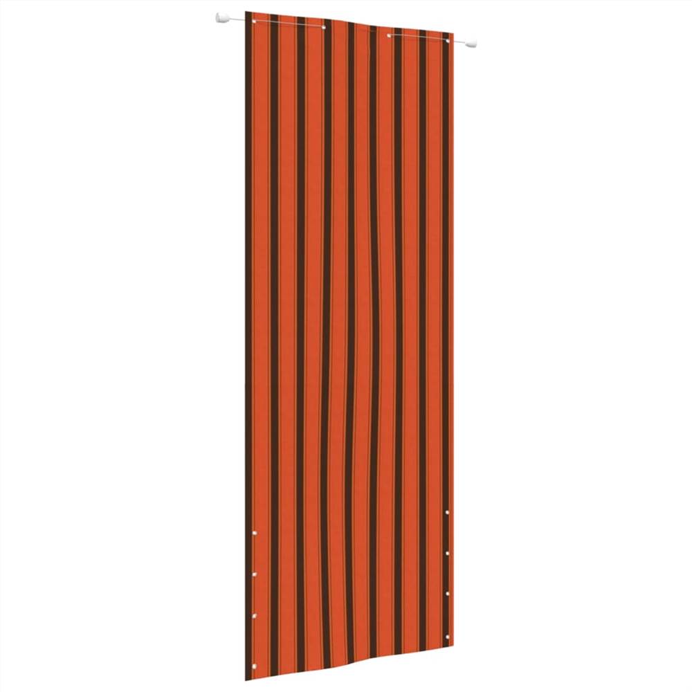 

Balcony Screen Orange and Brown 80x240 cm Oxford Fabric