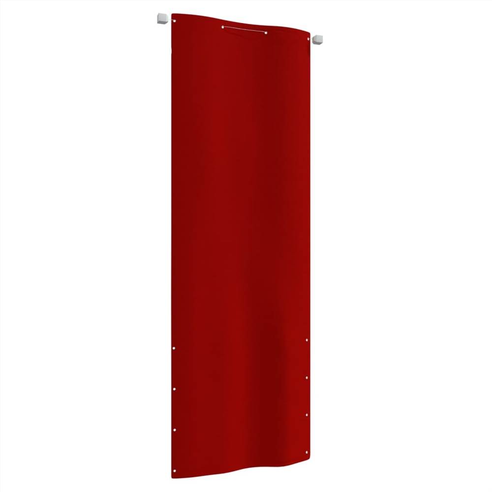 

Balcony Screen Red 80x240 cm Oxford Fabric