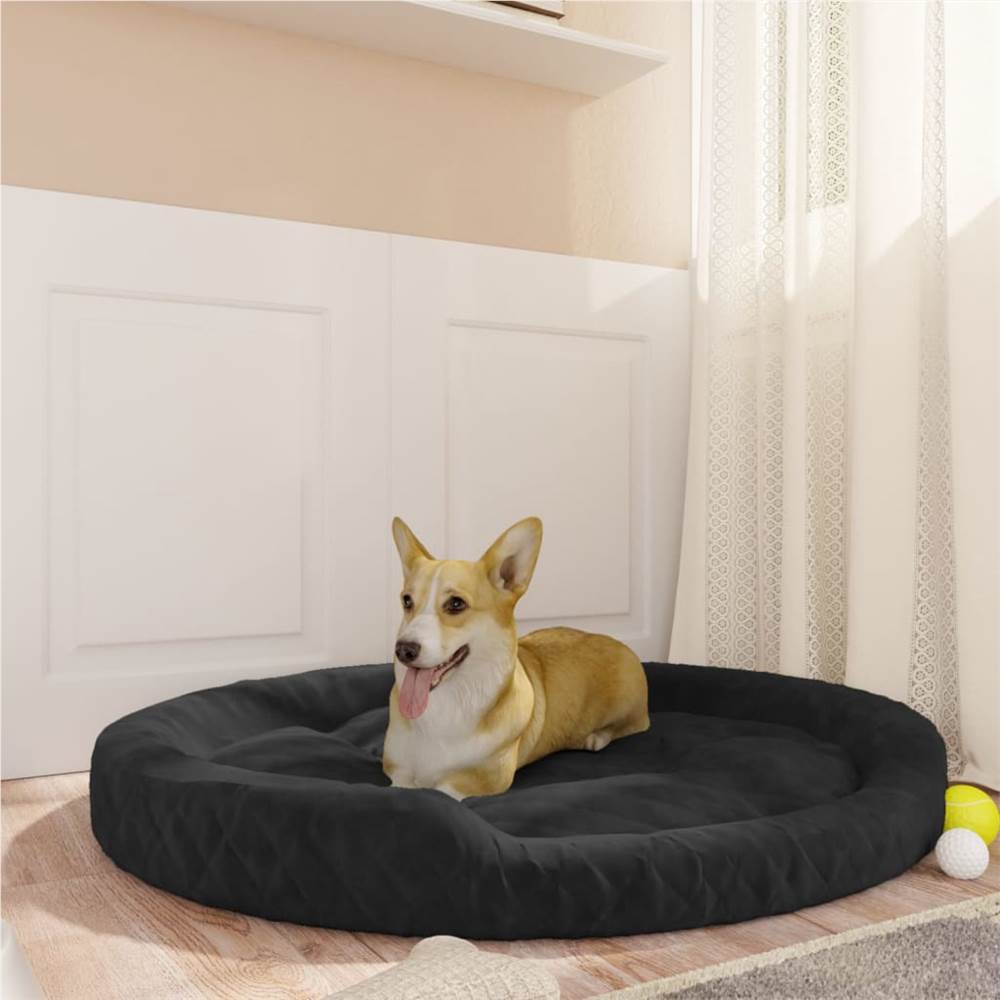 

Dog Bed Black 110x90x23 cm Plush