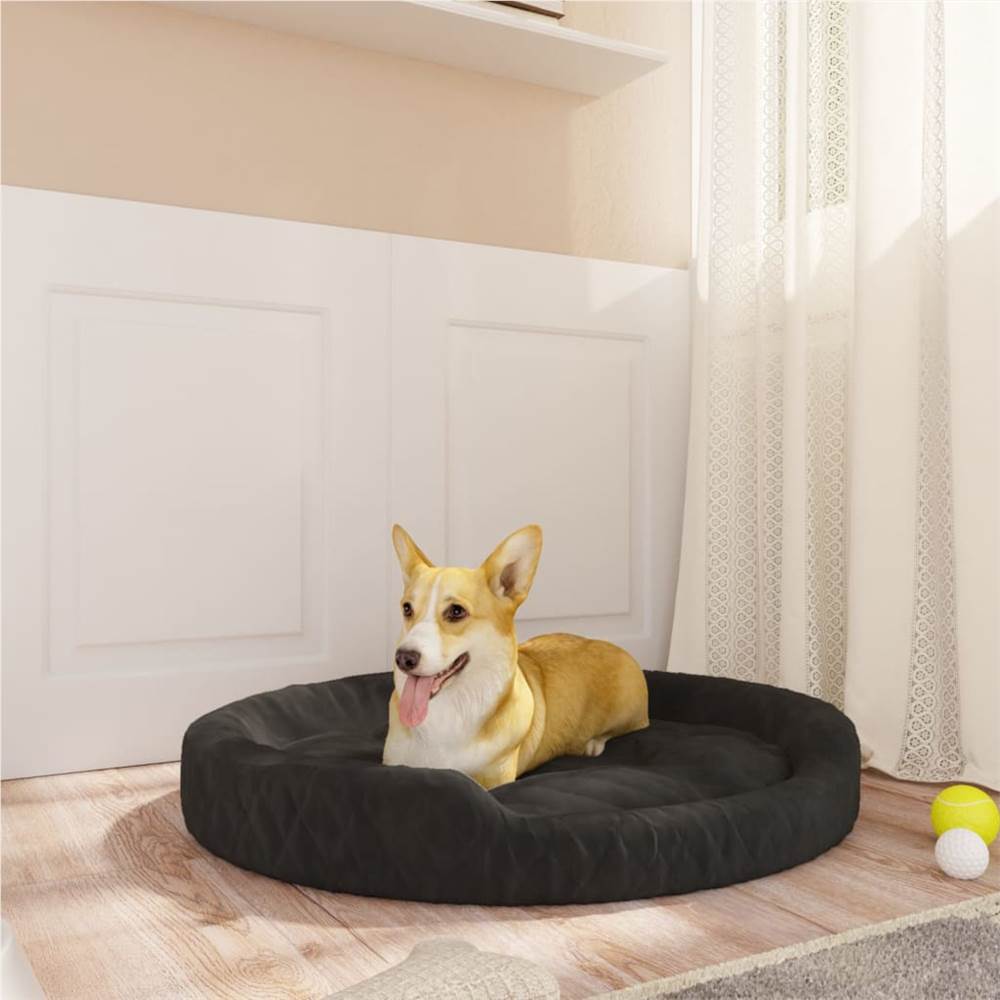 

Dog Bed Black 70x55x23 cm Plush