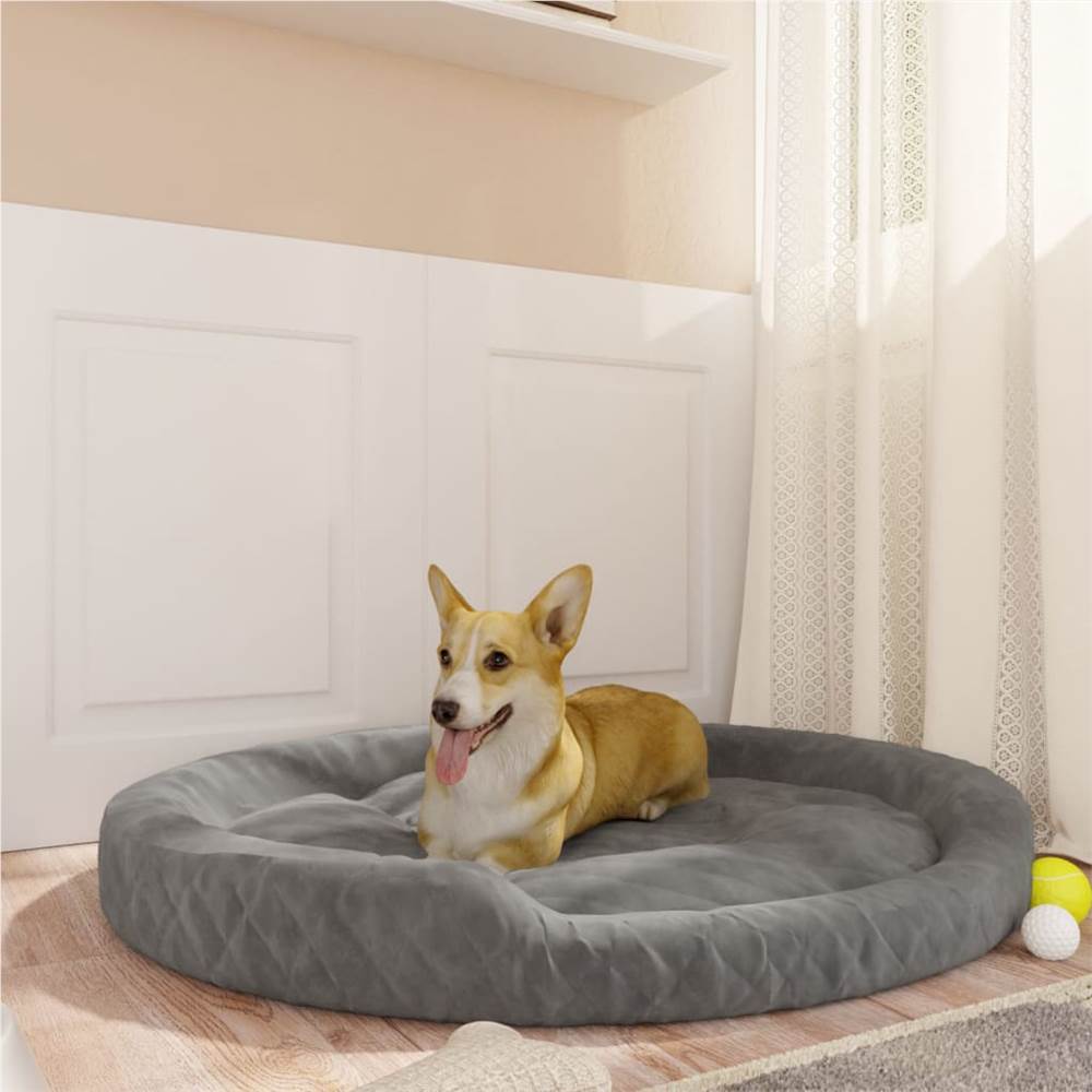 

Dog Bed Grey 110x90x23 cm Plush