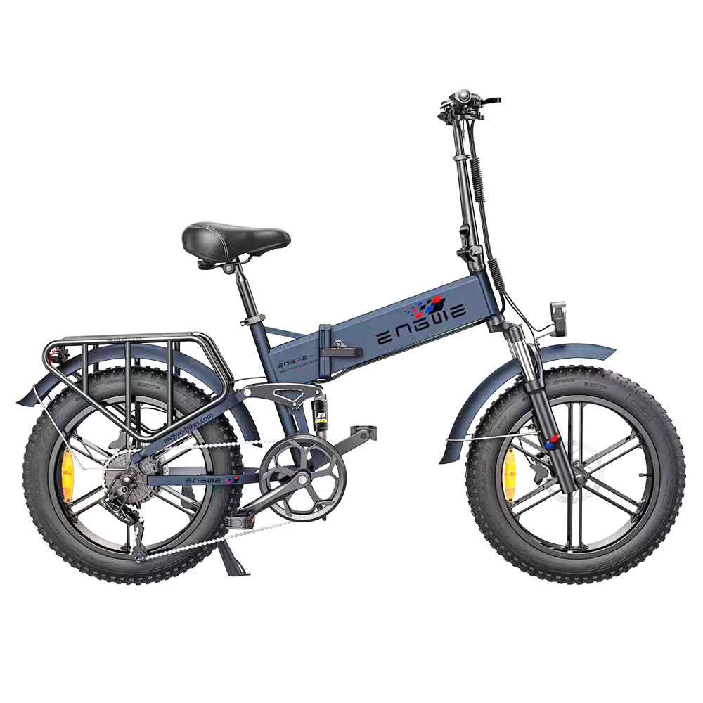 ENGWE ENGINE Pro Folding Electric Bicycle 20*4 inch Fat Tire 750W Brushless Motor 48V 16Ah Battery 45km/h Max Speed - Blue