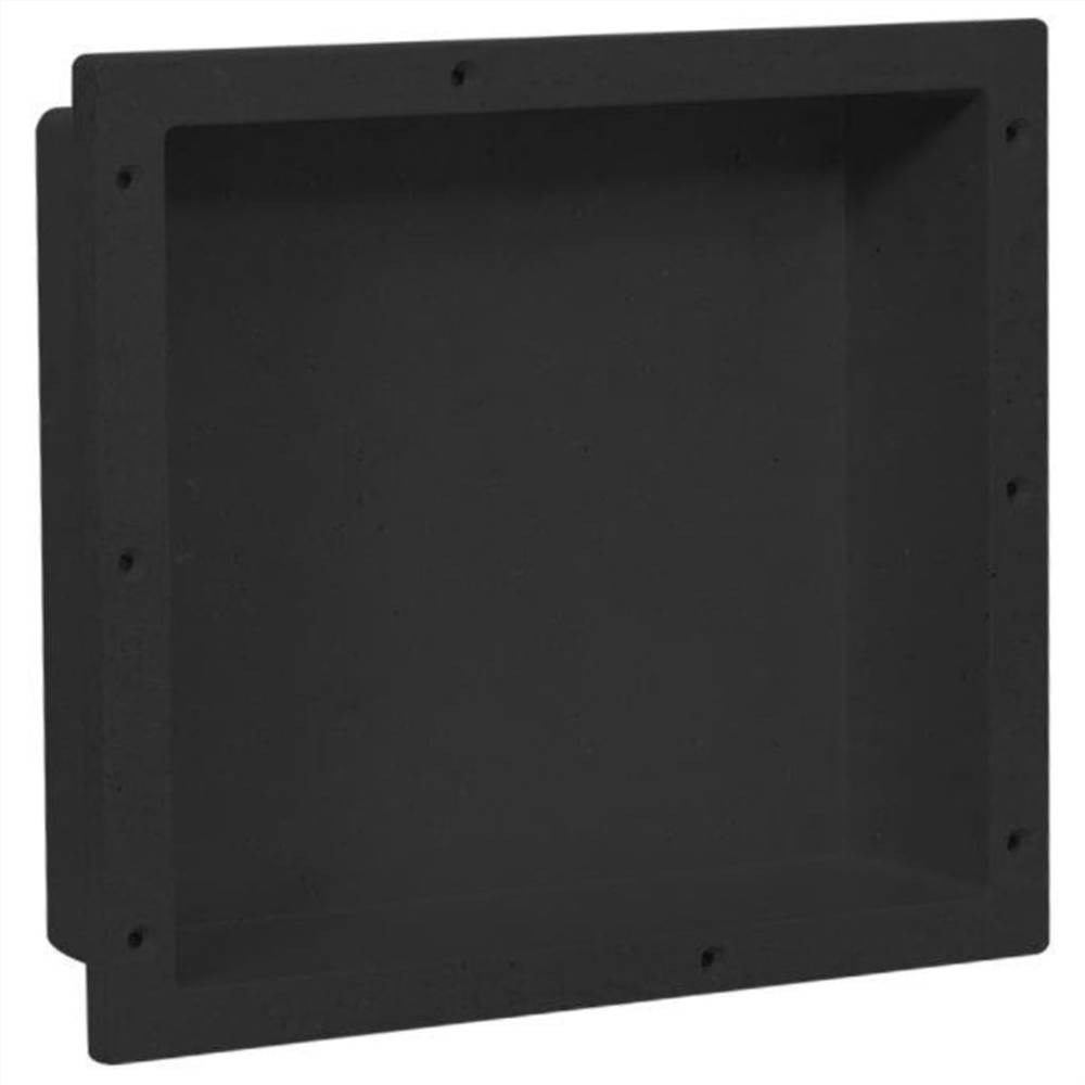 

Shower Niche Matt Black 41x36x10 cm