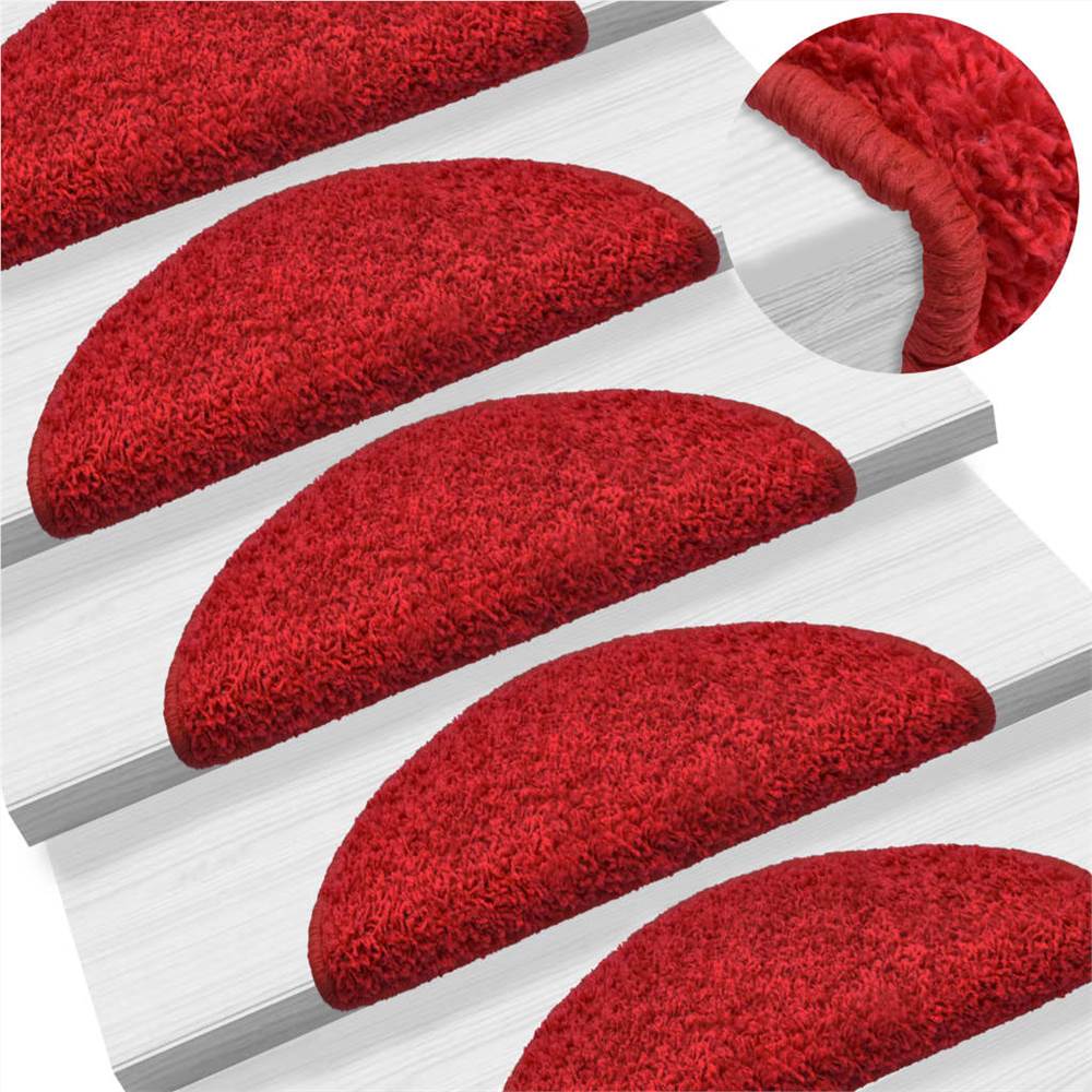 

Stair Mats 5 pcs 56x20 cm Red