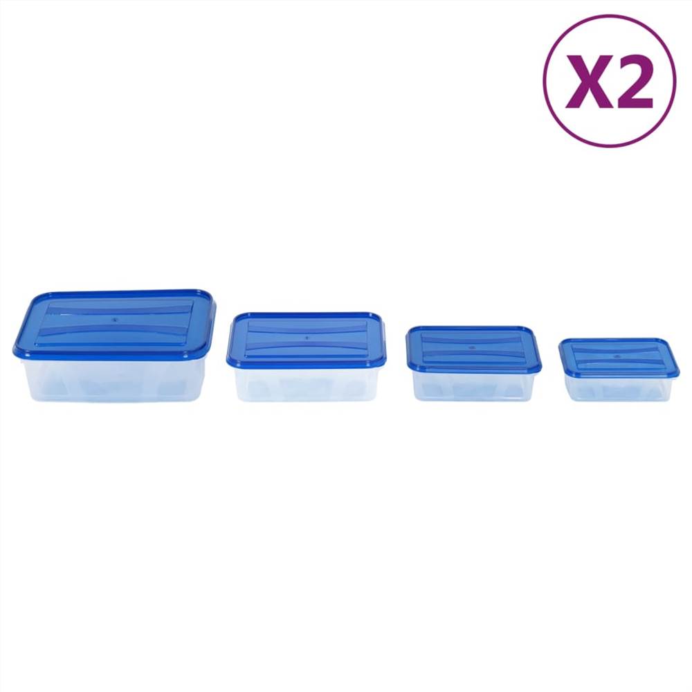 

Food Storage Container with Lid 16 pcs PP