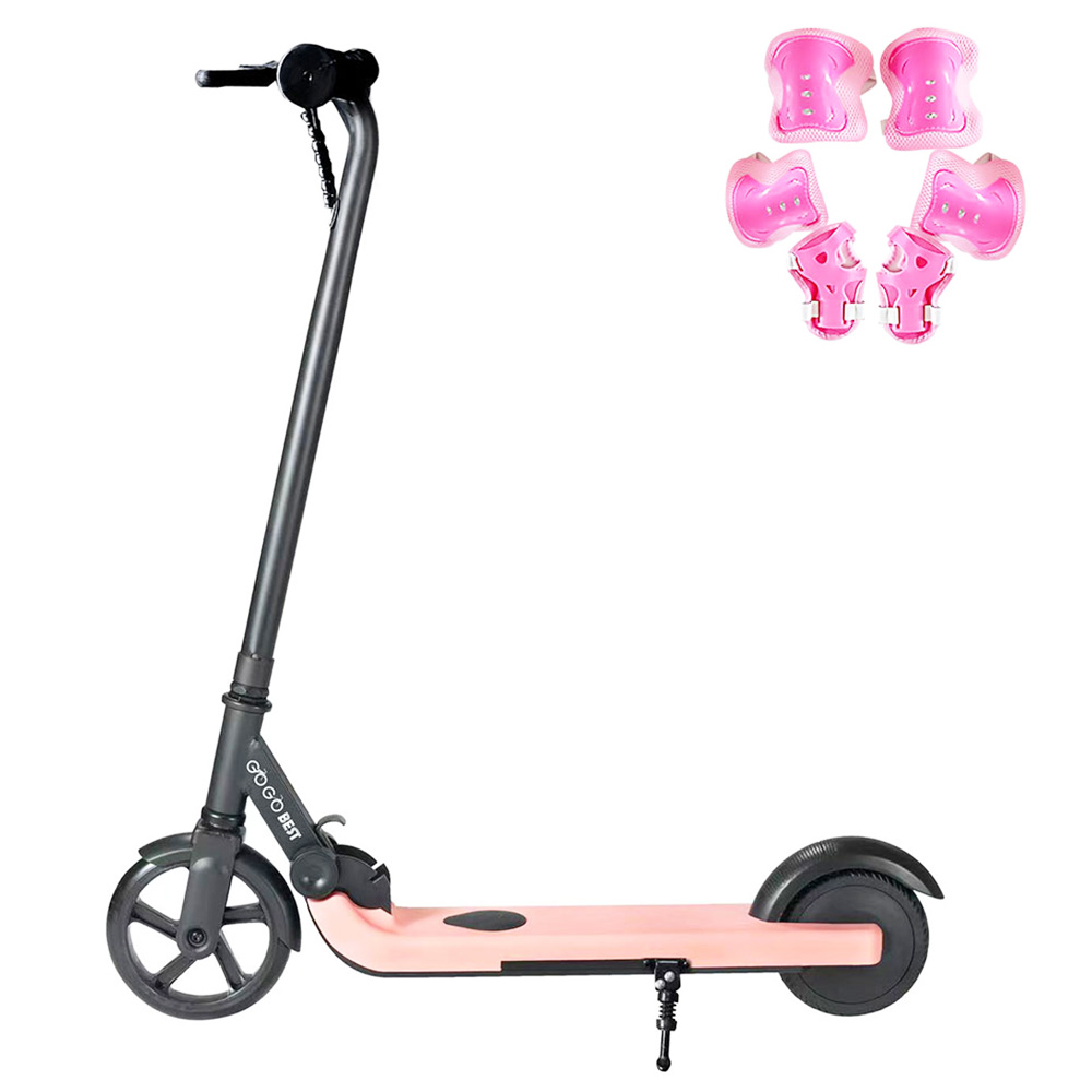GOGOBEST V1 Electric Folding Children Scooter for Kid's Outdoor Sports - Pink