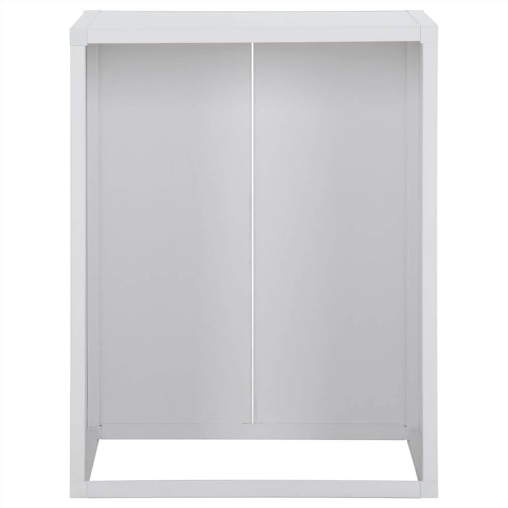 Washing Machine Cabinet White 68.5x64.5x88 cm PVC