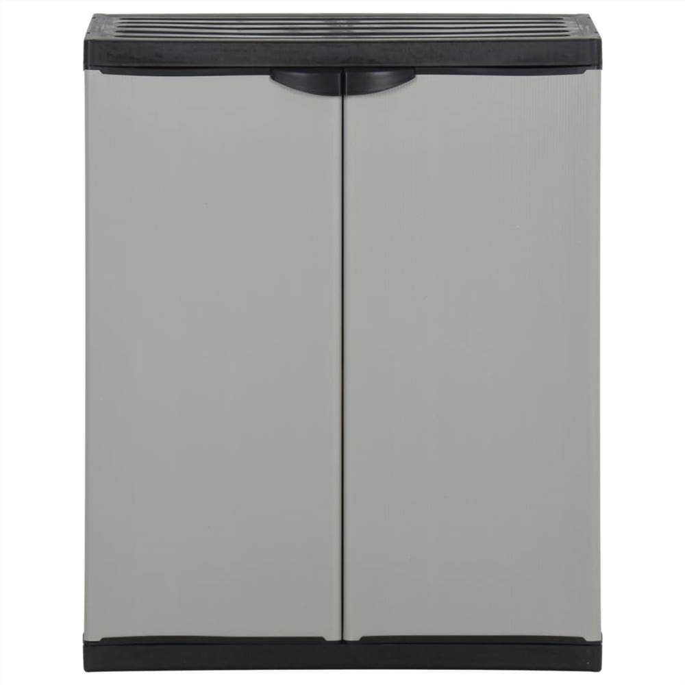 Garden Waste Grey and Black 68x40x85 cm PP