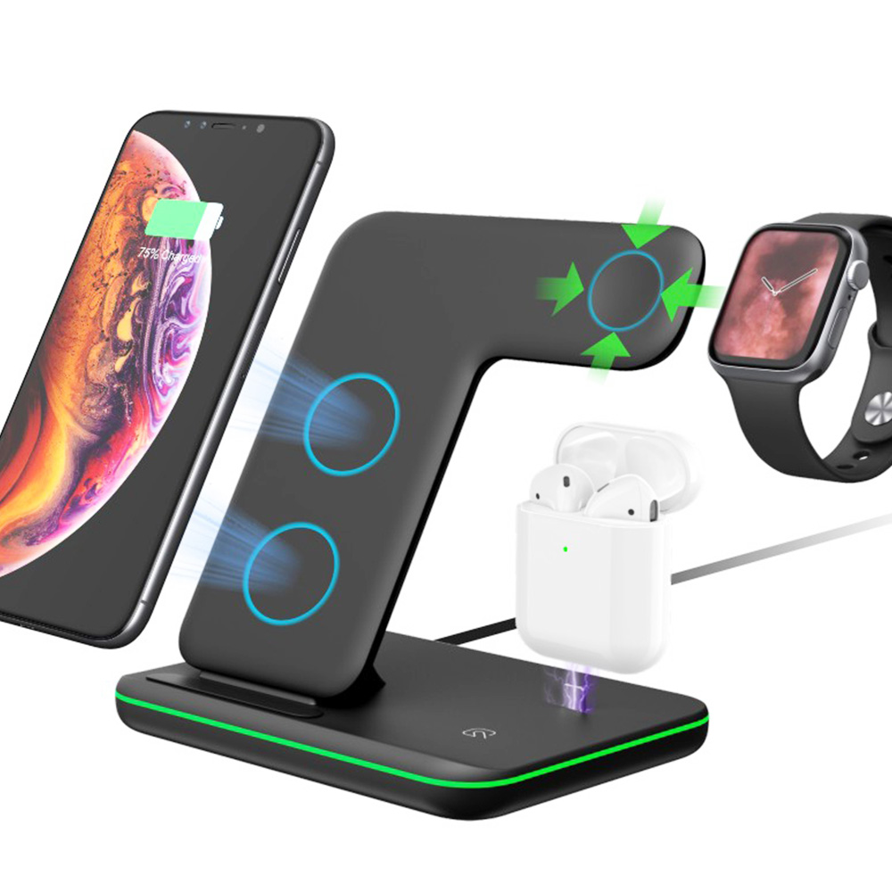 Z5 15W 3in1 Wireless Charger Black