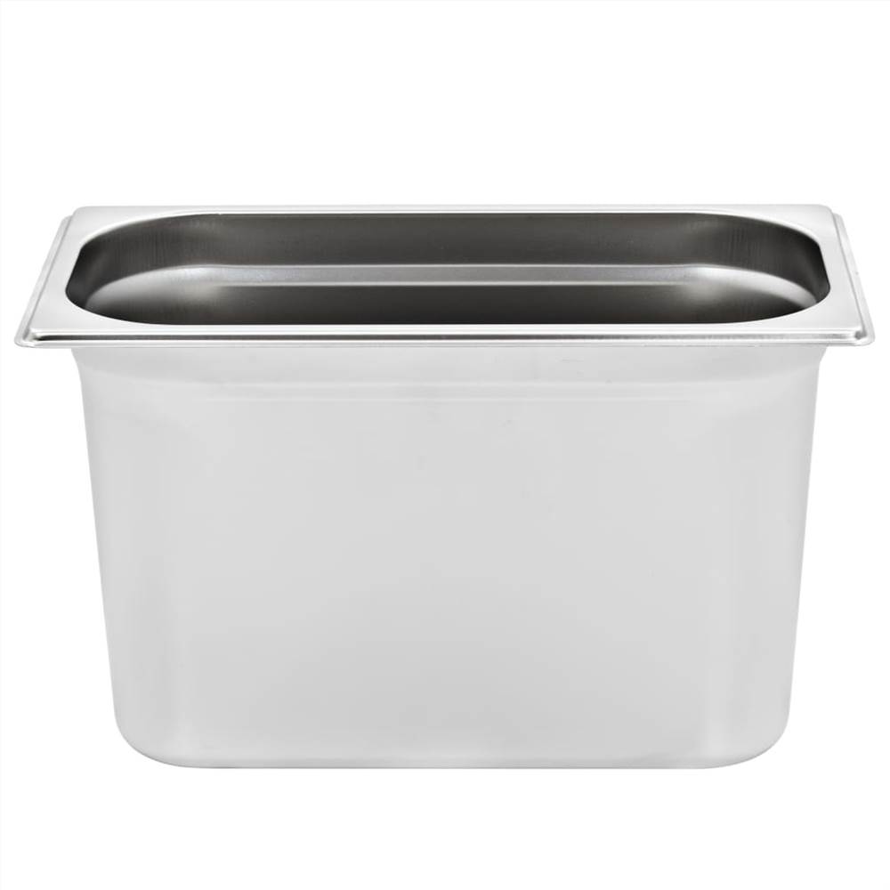 Gastronorm Containers 4 Pcs GN 1/3 200 Mm Stainless Steel