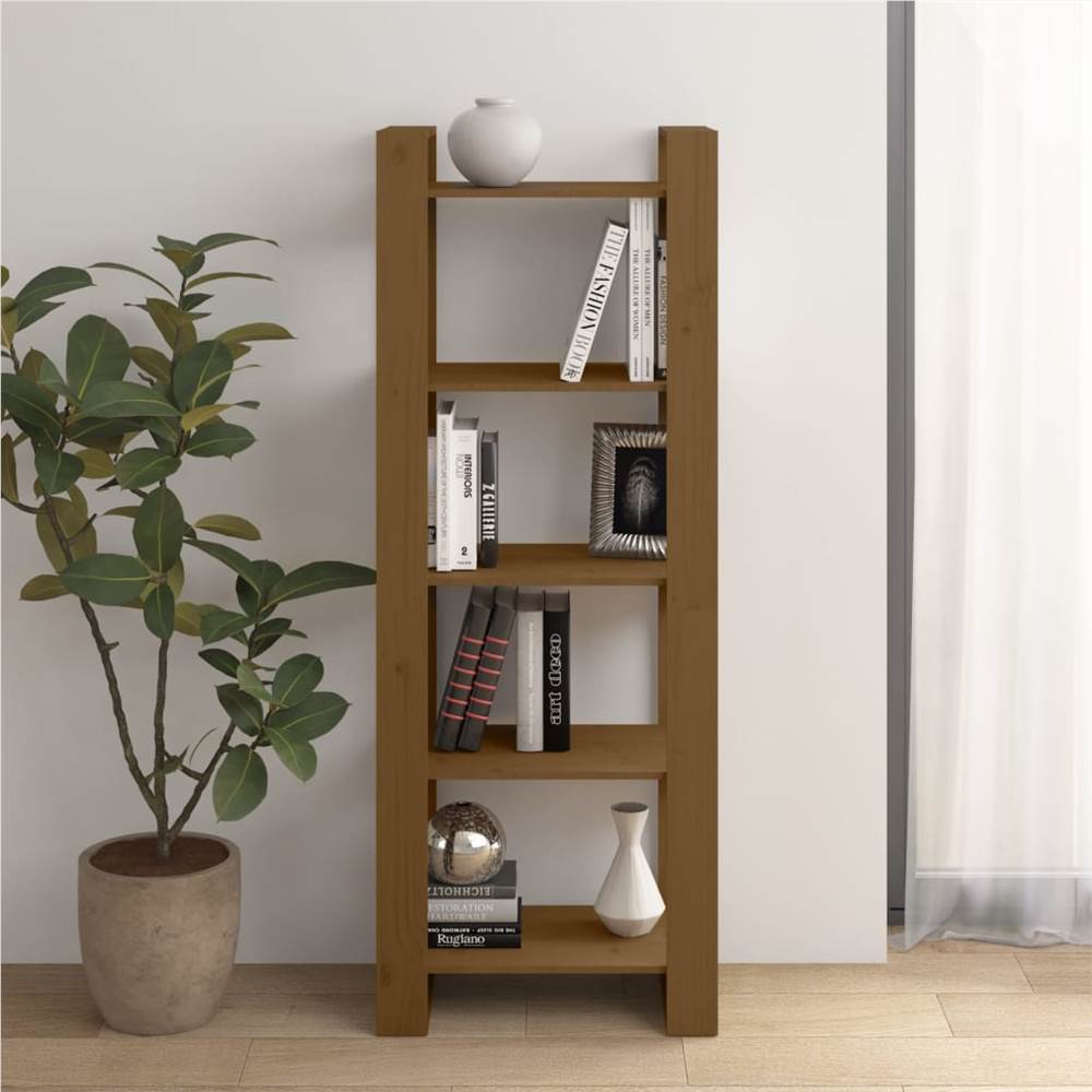 

Book Cabinet/Room Divider Honey Brown 60x35x160 cm Solid Wood
