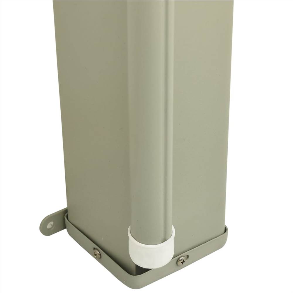 Patio Retractable Side Awning 180x500 cm Brown