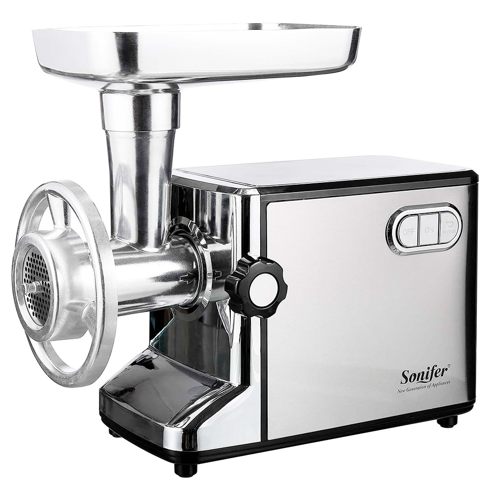 Sonifer SF5001 3000W Elektrikli Kıyma Makinesi, Paslanmaz Çelik Ağır Hizmet Kıyma Makinesi, Sosis Doldurma Mutfak Robotu Doğrayıcı