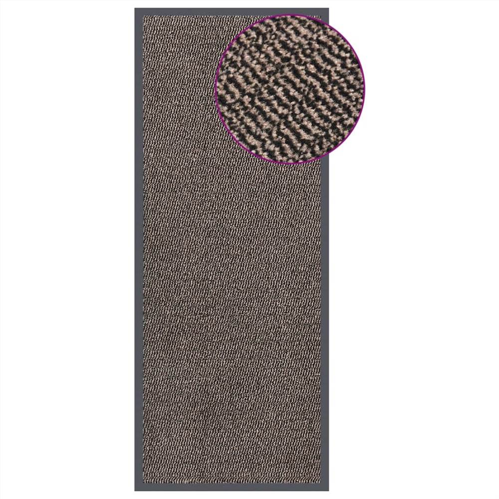 Doormat Tufted 60x150 cm Dark Brown