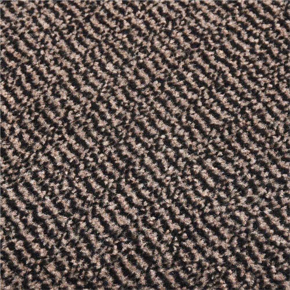 Doormat Tufted 60x150 cm Dark Brown
