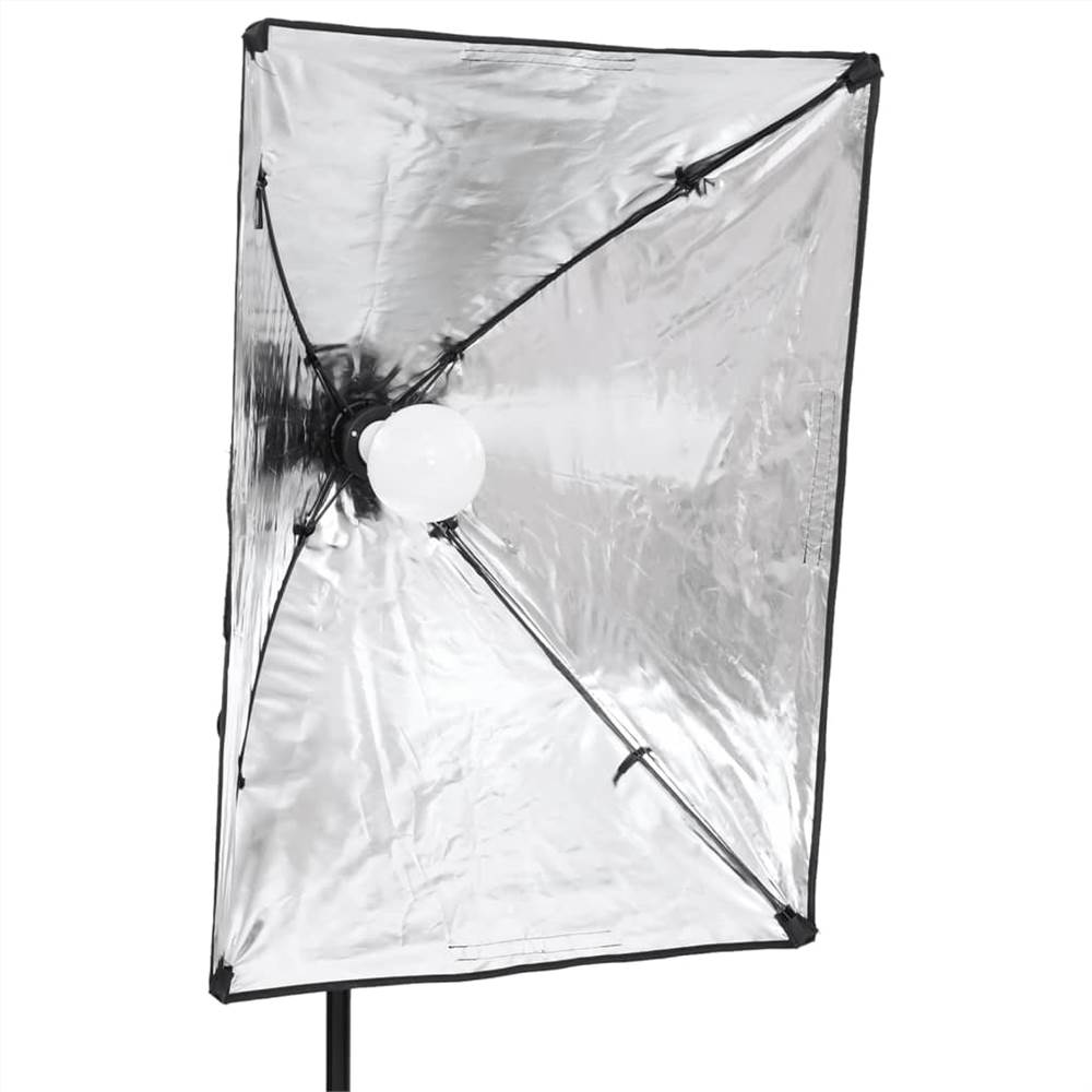 Photo Studio Kit with Light Set, Backdrop and Reflector