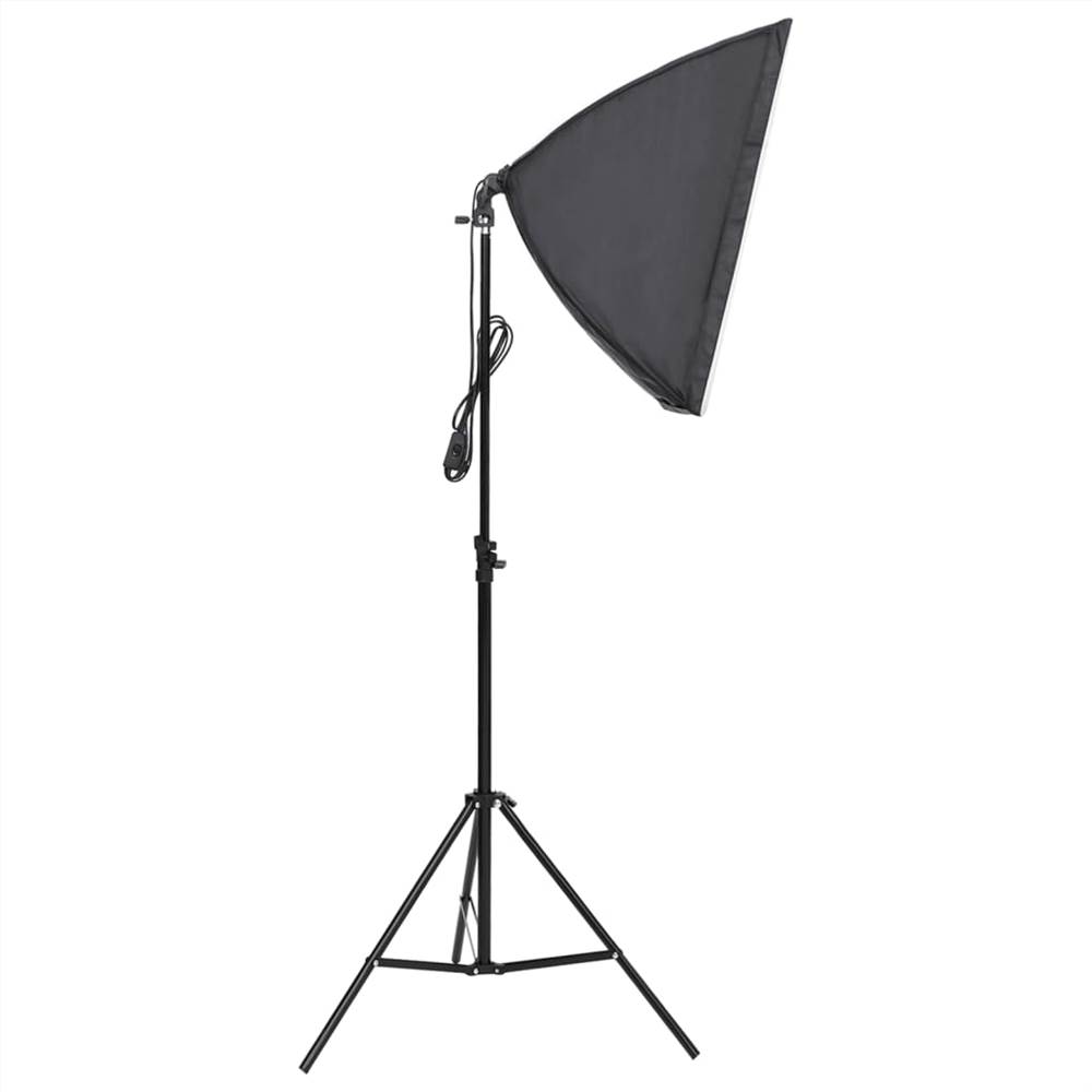 Photo Studio Kit with Light Set, Backdrop and Reflector