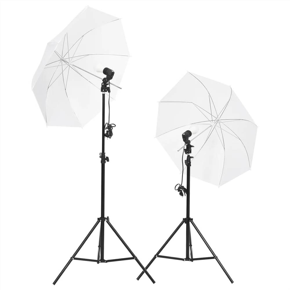 Photo Studio Kit with Light Set, Backdrop and Reflector