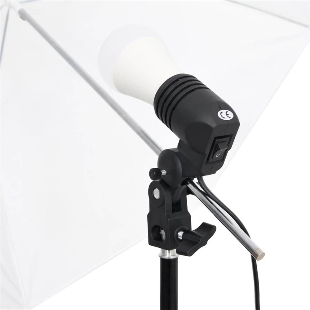 Photo Studio Kit with Light Set, Backdrop and Reflector