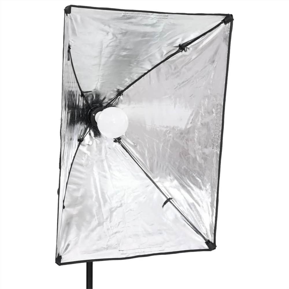 Photo Studio Kit with Light Set, Backdrop and Reflector