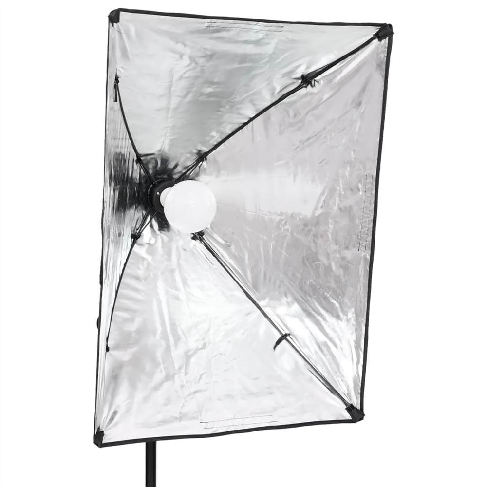 Photo Studio Kit with Light Set, Backdrop and Reflector