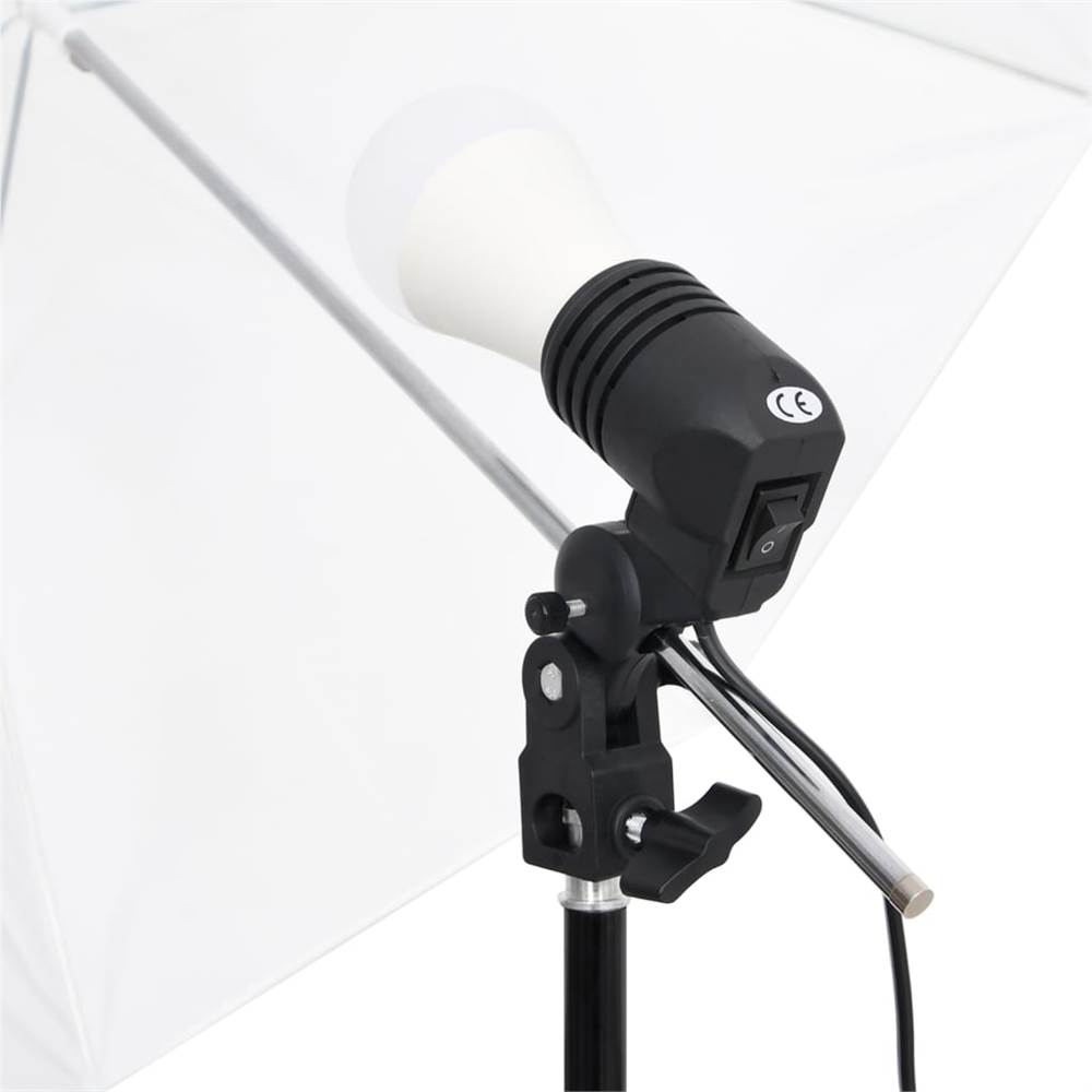 Photo Studio Kit with Light Set and Backdrop