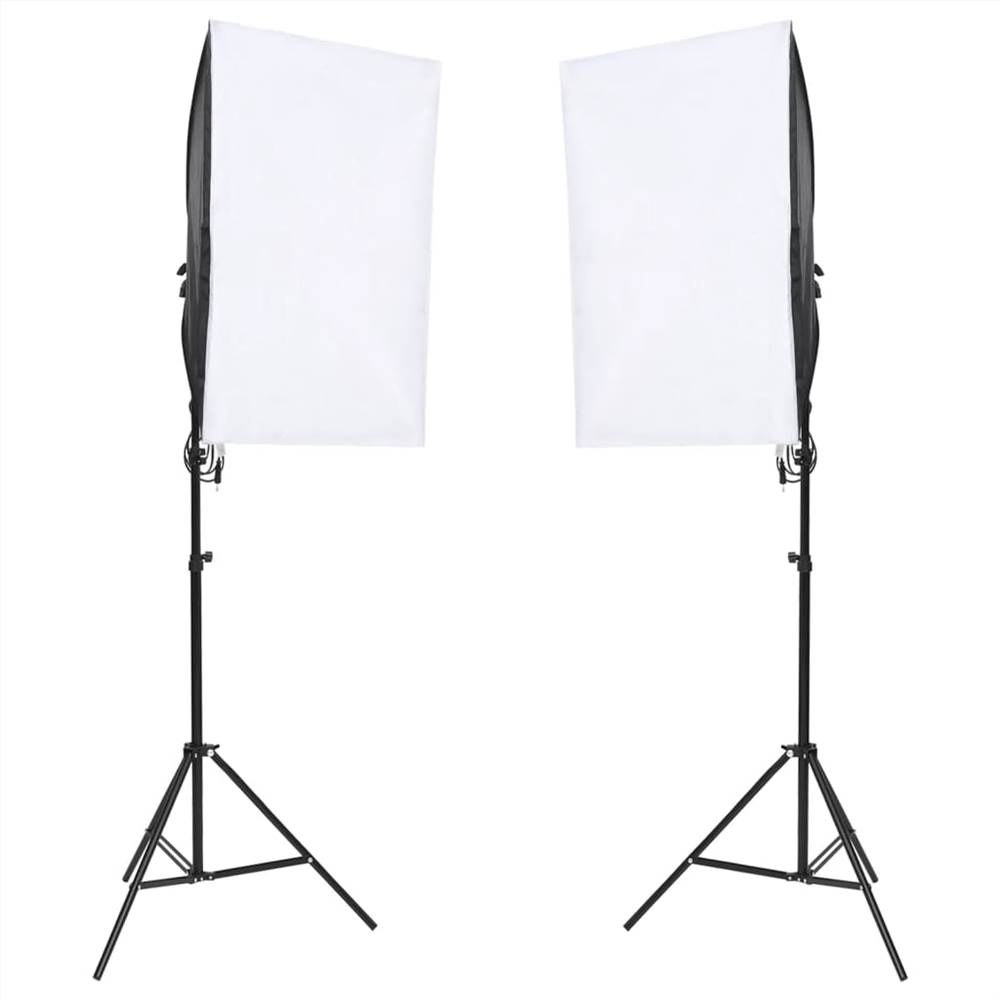 Photo Studio Kit with Light Set and Backdrop