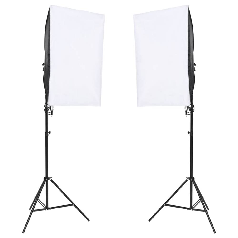 Photo Studio Kit with Light Set and Backdrop