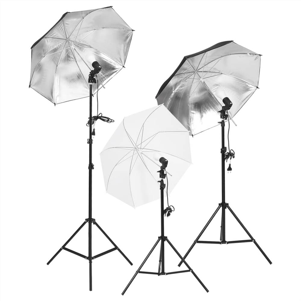Photo Studio Kit with Light Set and Backdrop