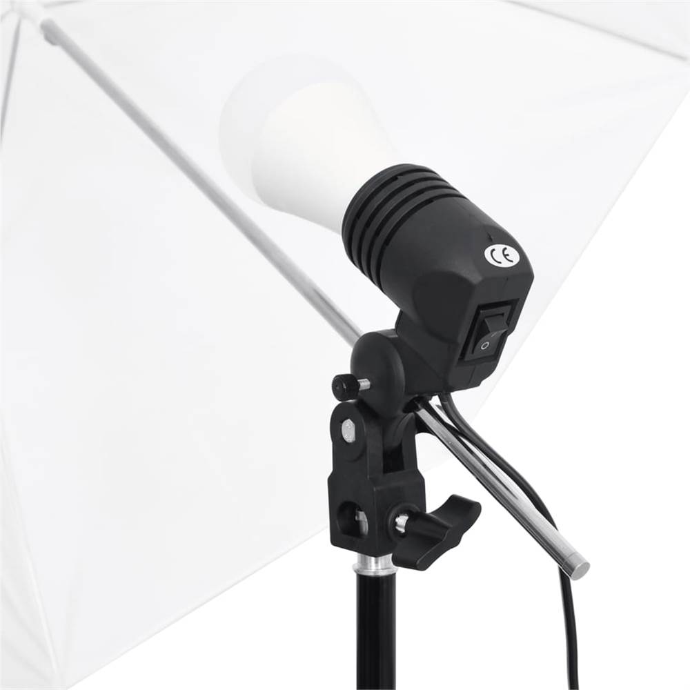 Photo Studio Kit with Light Set and Backdrop