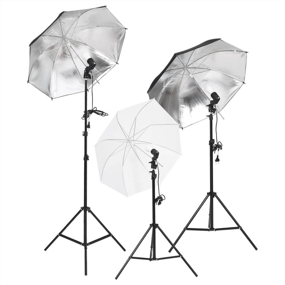 Photo Studio Kit with Light Set and Backdrop