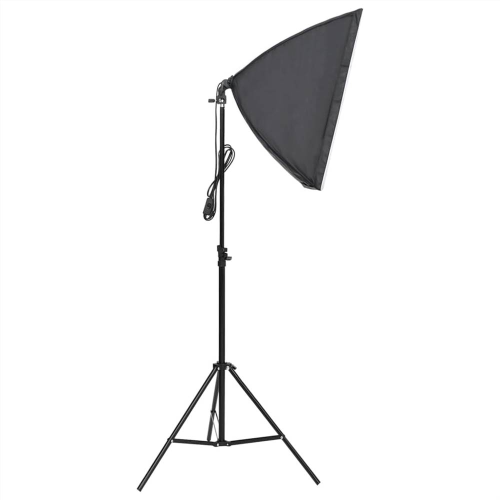 Photo Studio Kit with Light Set and Backdrop