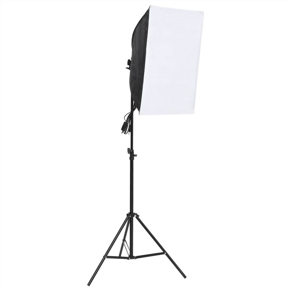 Photo Studio Kit with Softbox Light and Backdrop